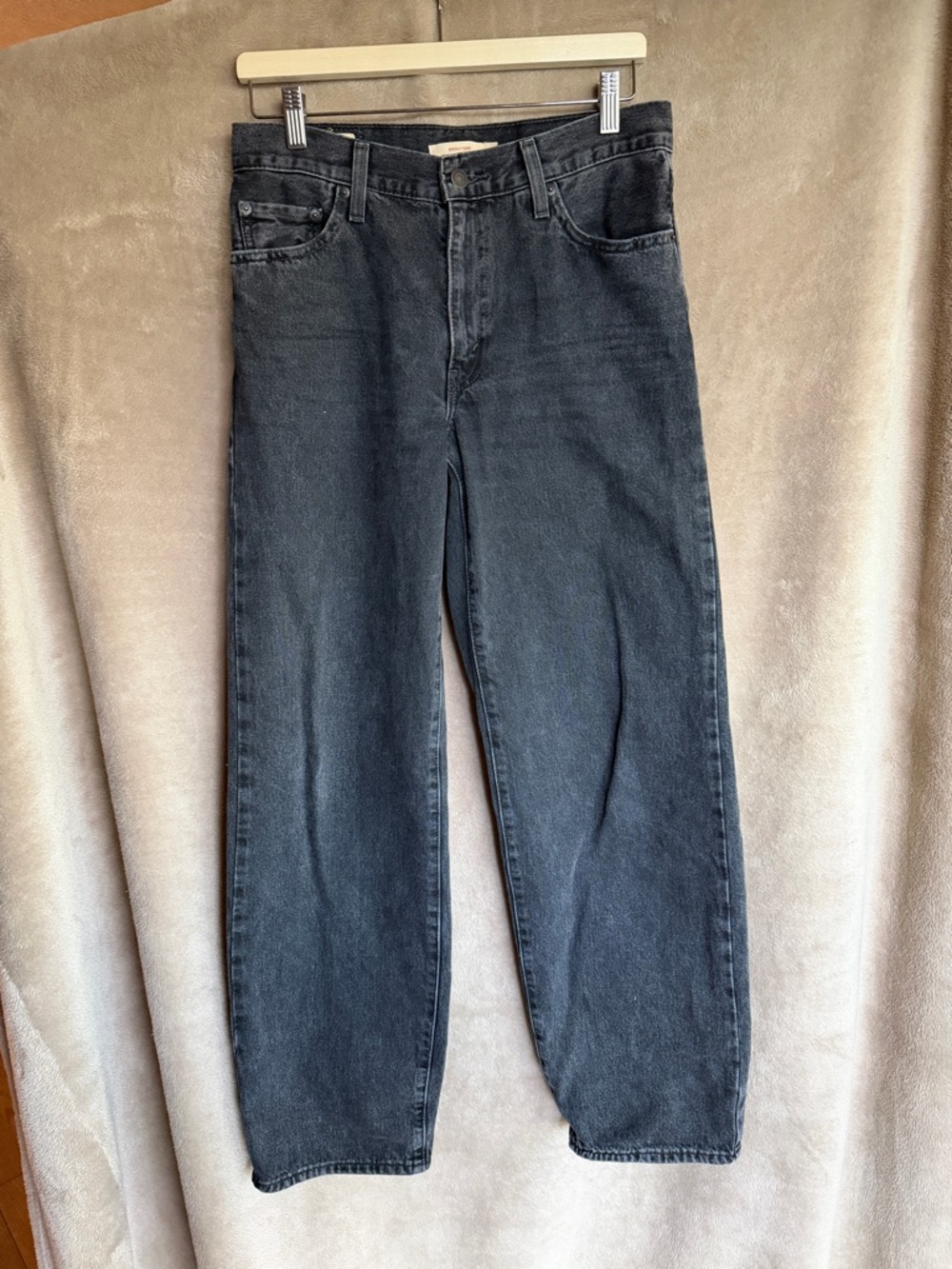 Levi’s baggy dad Black Washed Jeans Straight Fit W26L32